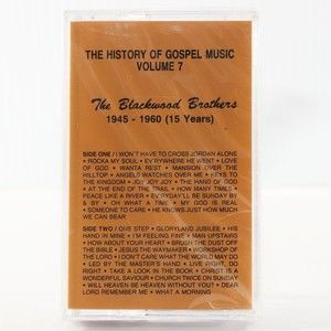 The History of Gospel Music Vol. 7 Blackwood Brothers 1945-60 Cassette Tape NEW